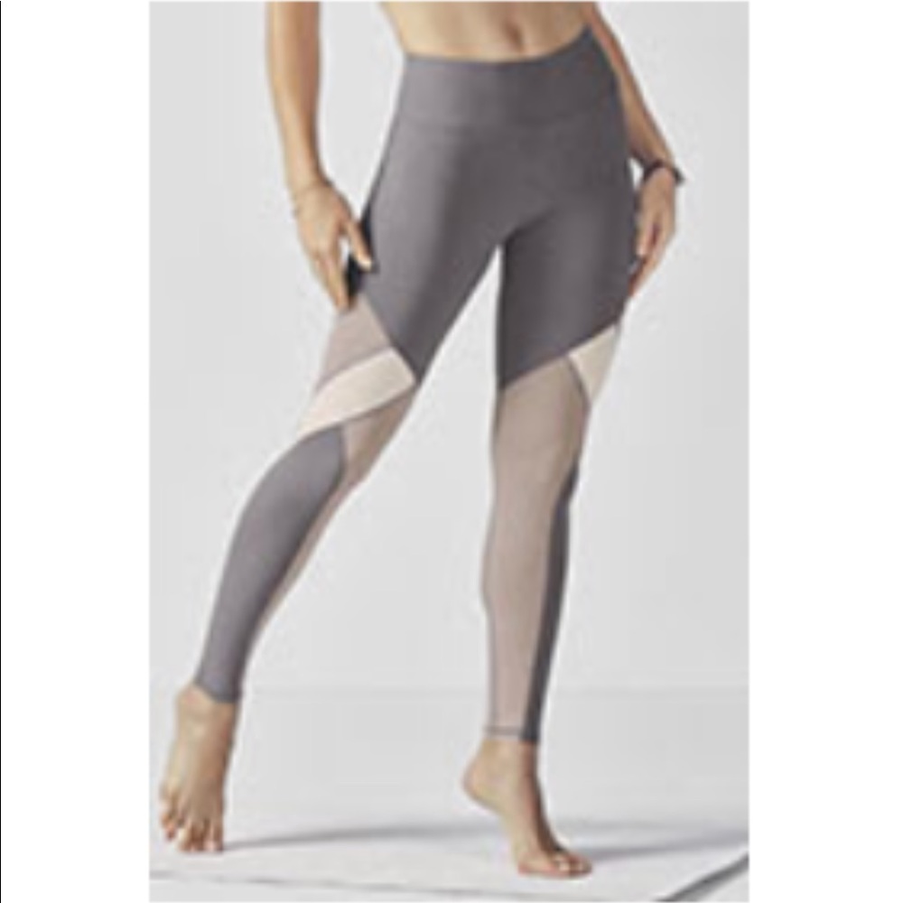 Fabletics Breann Legging - gray and cream